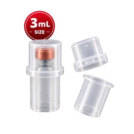 3mL Plastic Container- 50 Pack