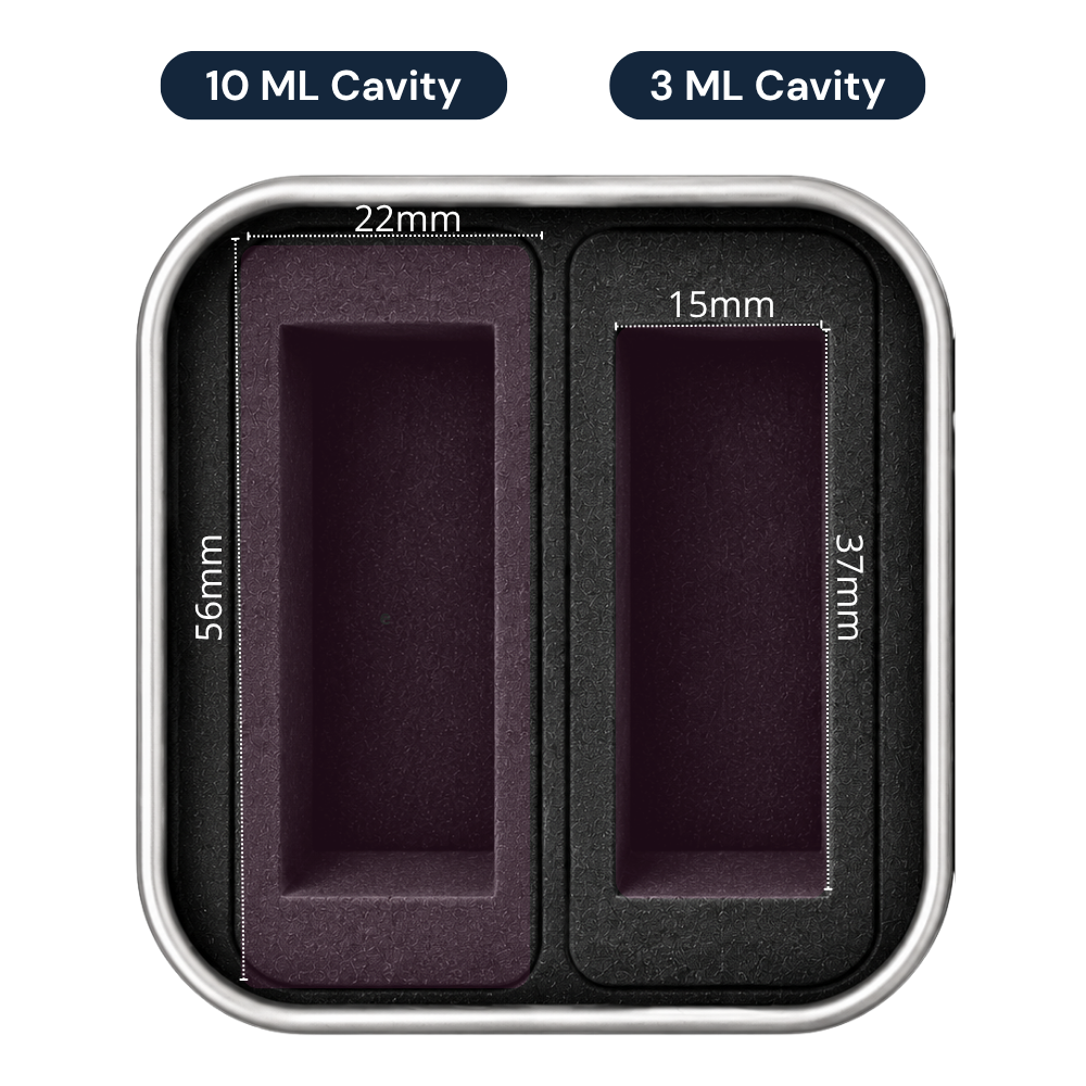 Dual Vial Tin Container- 10 Pack - Image 2