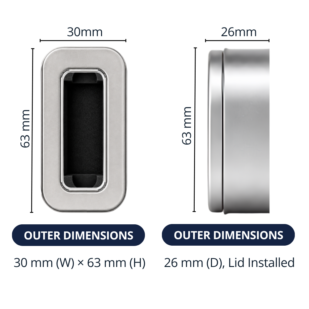 Single Vial Tin Container- 10 Pack - Image 3