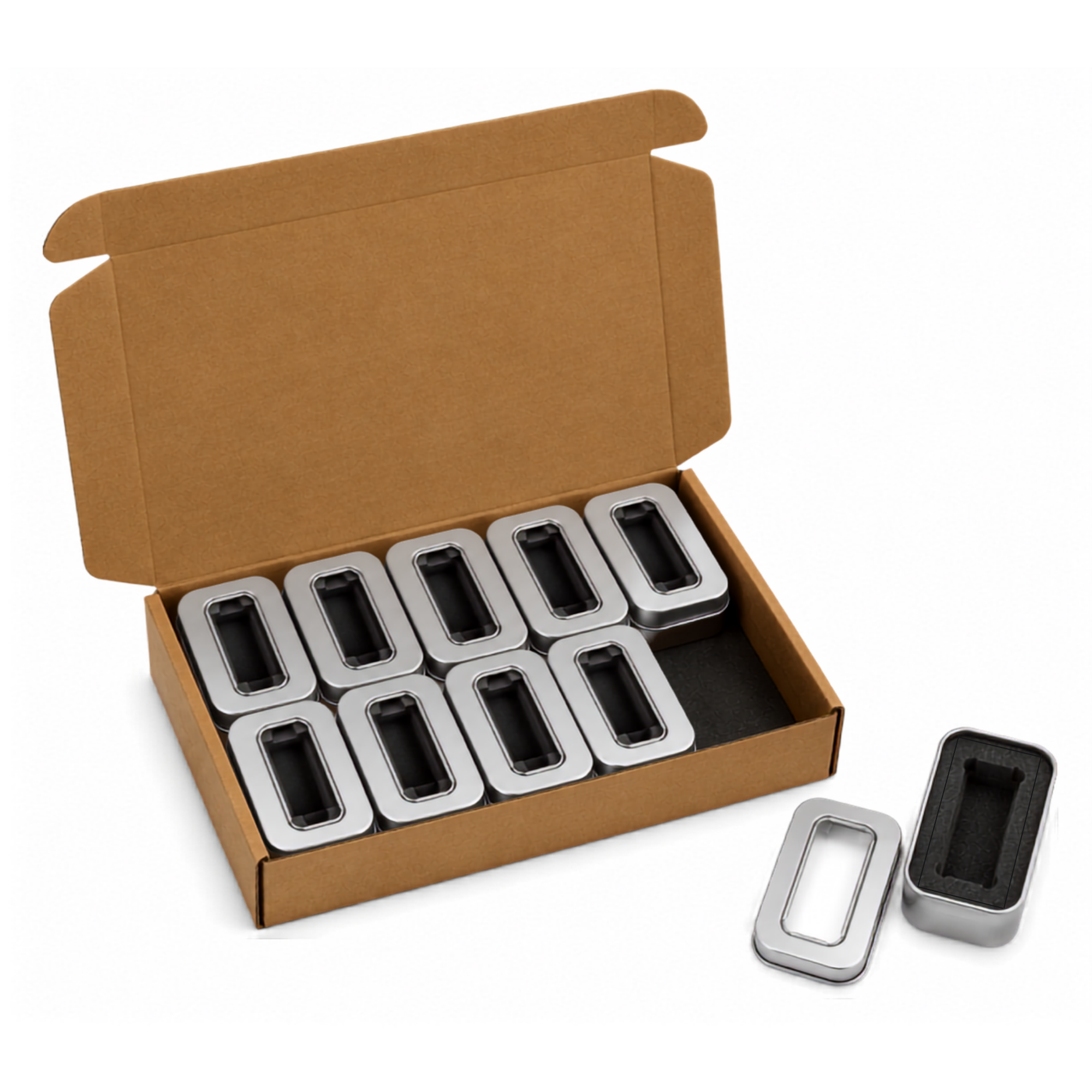 Single Vial Tin Container- 10 Pack - Image 5